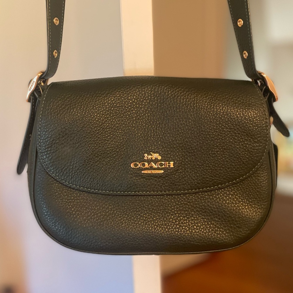 Coach Macie Saddle Bag - Amazon Green